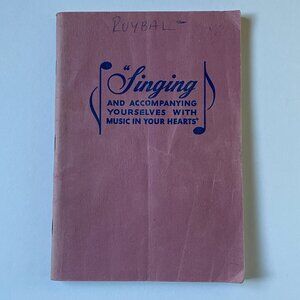 Vintage Watch Tower Singing & Accompanying Yourselves w/Music Song Book